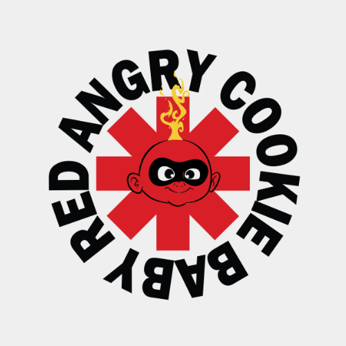 Red Angry Cookie Baby Hoodie