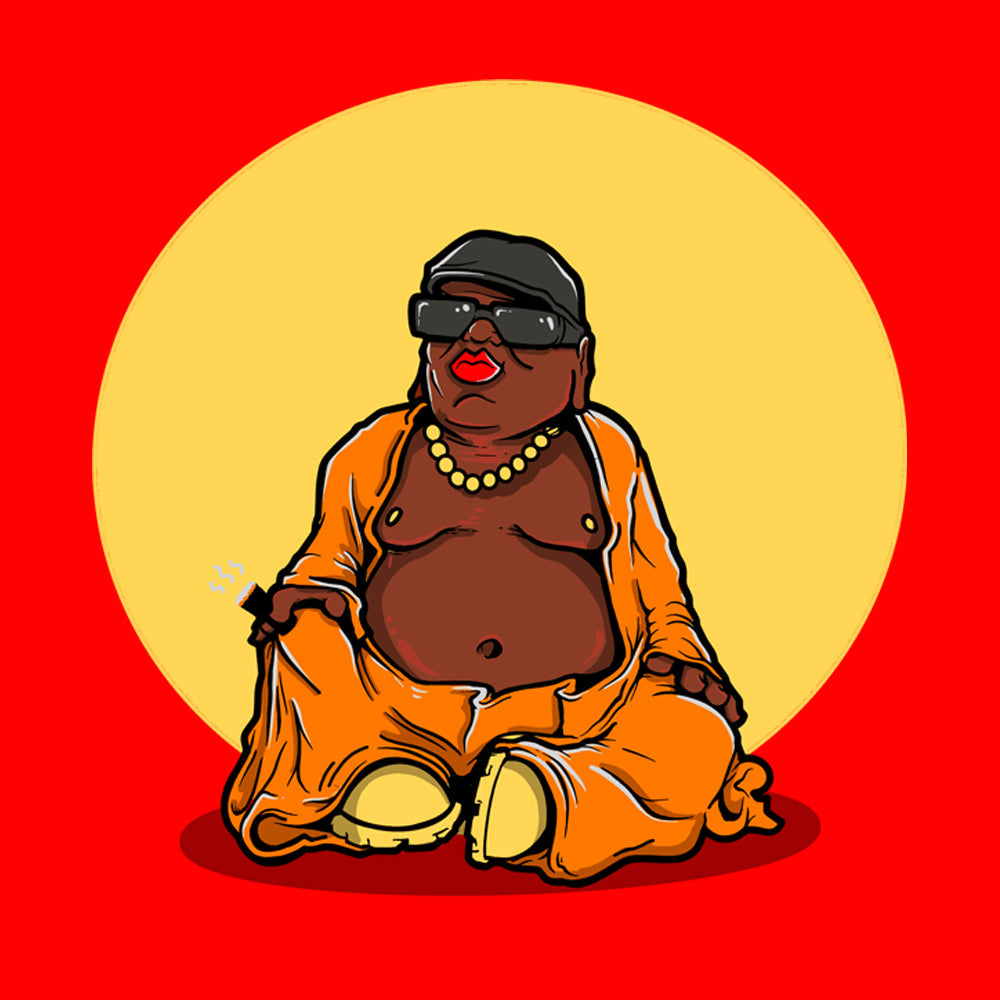 Buddha Biggie Kids T Shirt