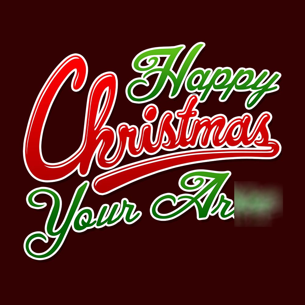 Happy Christmas You Ar*e T-Shirt - Burgundy