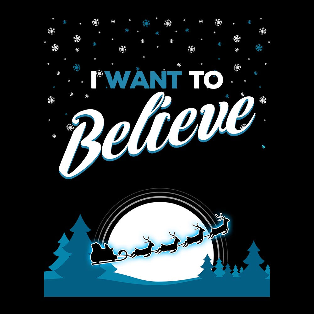 I Want To Believe Sweatshirt - Black