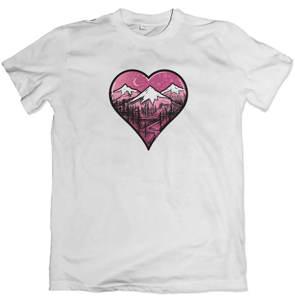 Love Heart Travel T Shirt