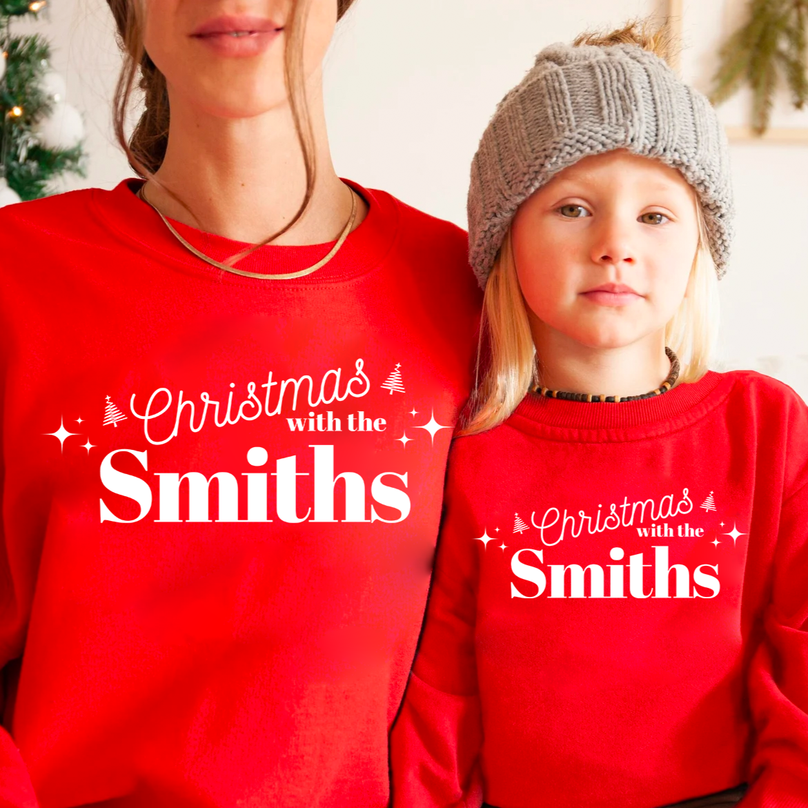 Personalised Family Christmas Sweaters