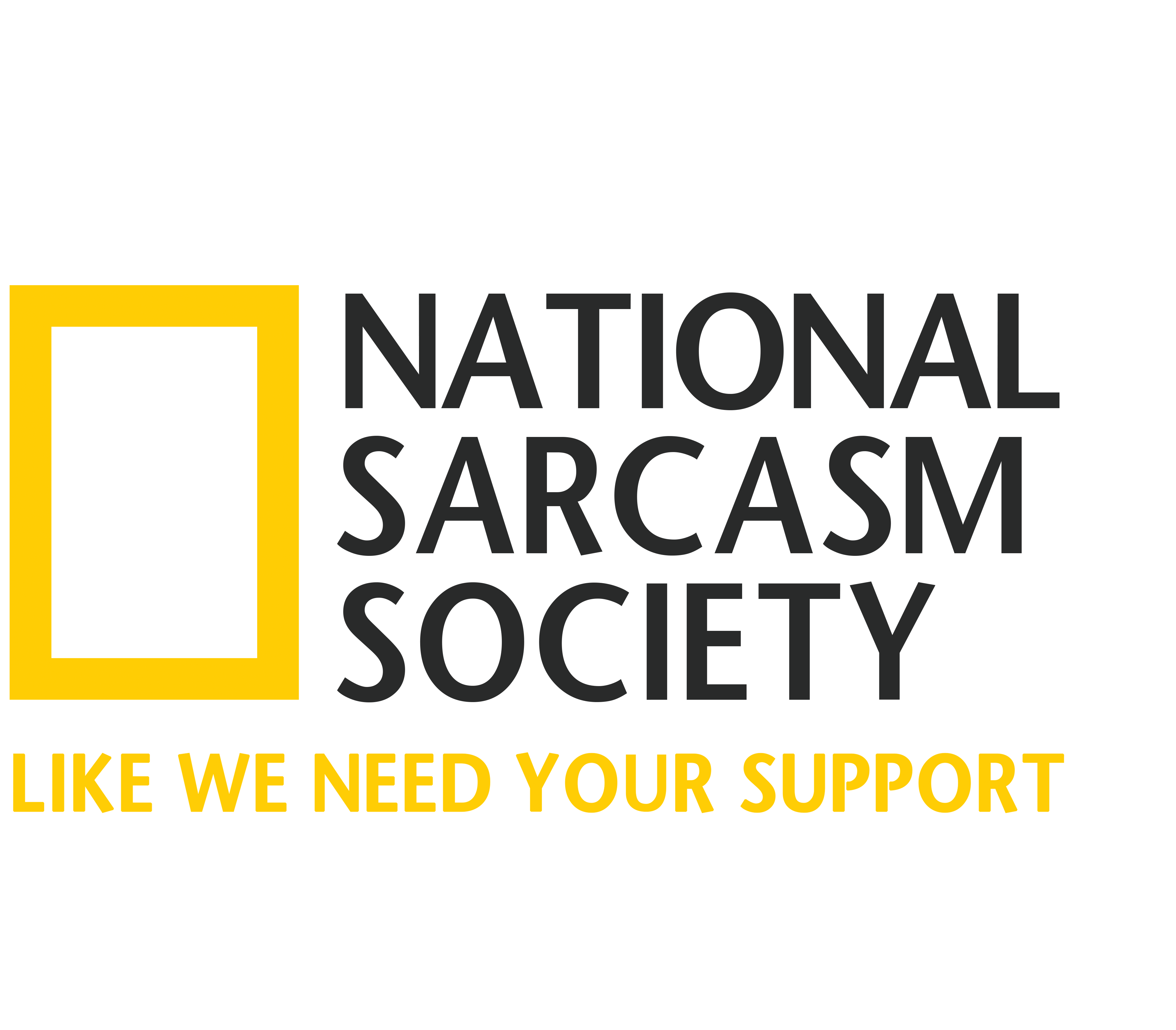 National Sarcasm Society T Shirt