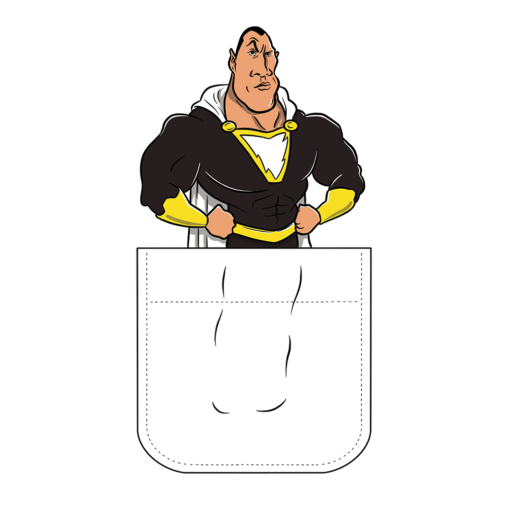 Pocket Black Adam Hoodie