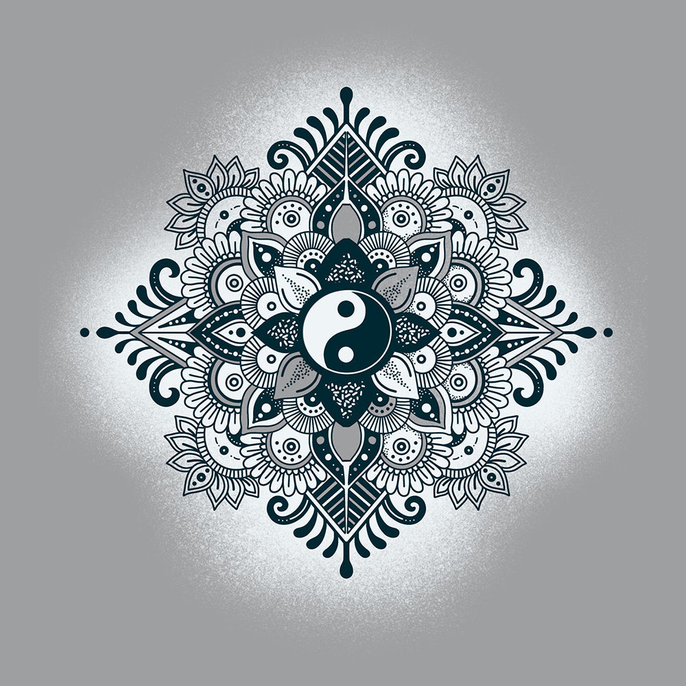 Yin & Yang Mandala Kids T Shirt